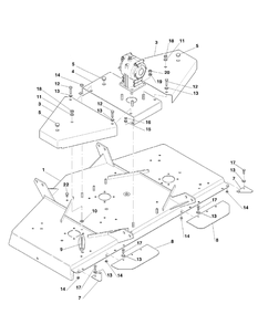 Frame Version 4 Diagram and Parts List for FM72 59A40033727 Cub Cadet Lawn Tractor Accessories
